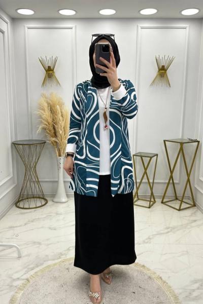 Ece Üçlü Takım İndigo Mavi İndigo