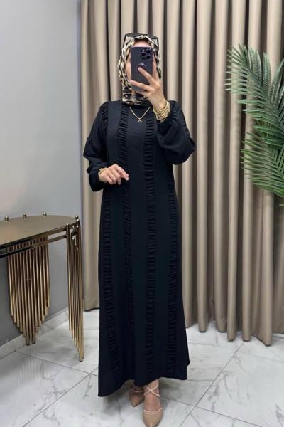 Ecmel Elbise Siyah  Siyah