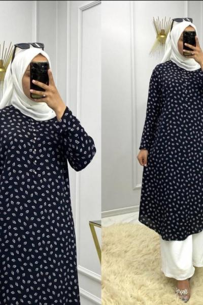 Efil Takım Tunik Pantolon-Siyah