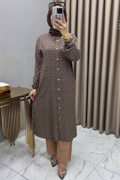 Efil Takım Kahve Kahverengi