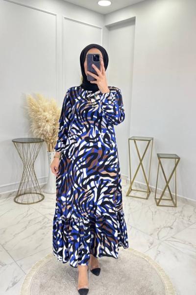 Eflin Elbise Lacivert Lacivert