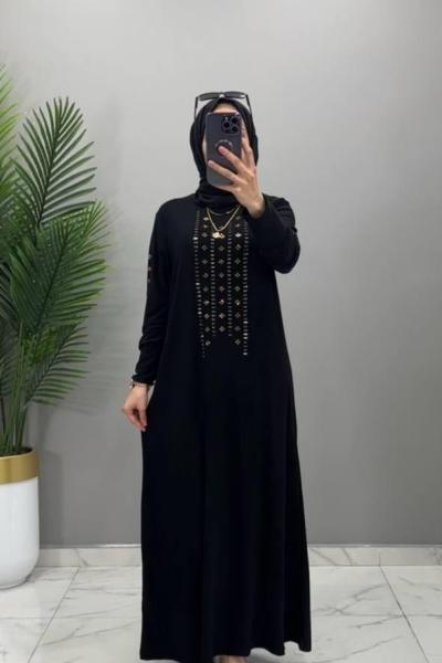 Efsun Elbise Siyah Siyah