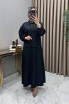 Ekin Ceket Etek Takım Siyah  Siyah