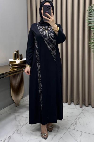 Ekin Elbise Siyah Siyah