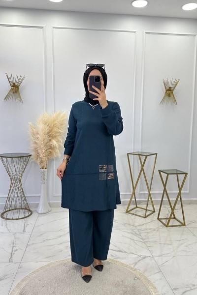 Ekin Takım Petrol Yeşili Petrol Yeşili