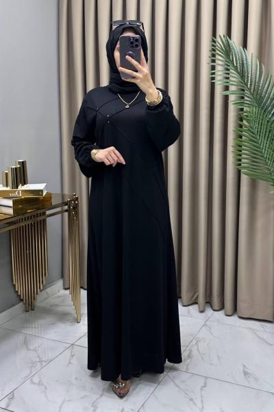 Elmas Elbise Siyah Siyah