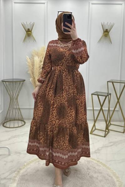 Elsa Elbise Kahve  Kahverengi