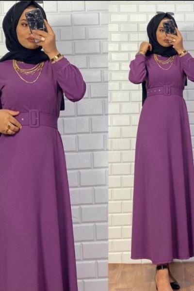 Eslem Elbise Mor Mor