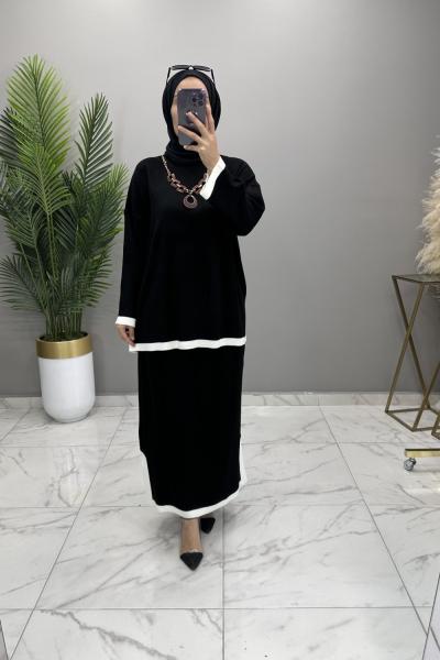 Eslem Triko Takım Siyah  Siyah