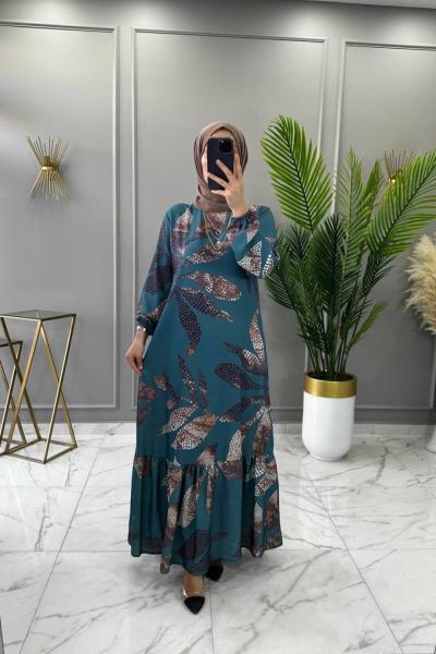 Esma Elbise Turkuaz Turkuaz