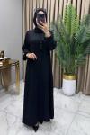 Eylem Elbise Siyah Siyah