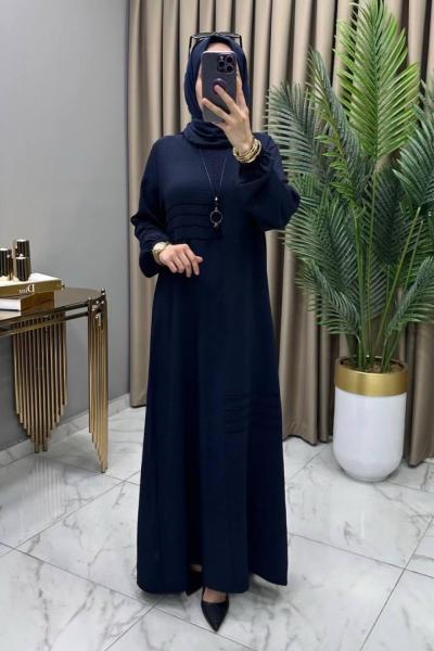 Eylem Elbise Lacivert  Lacivert