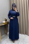 Eylül Elbise Lacivert  Lacivert
