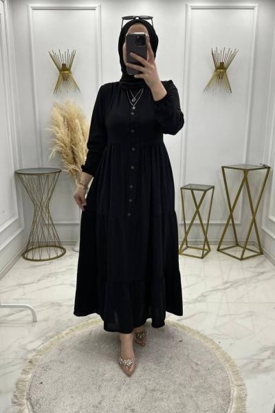 Ezel Elbise Siyah Siyah Taş