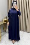 Farima Elbise Lacivert  Lacivert