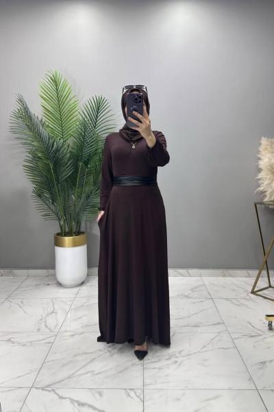 Ferda Elbise Kahve  Kahverengi