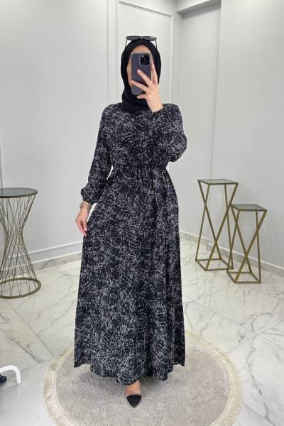 Feride Elbise Siyah  Siyah