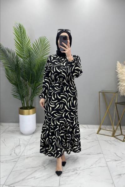 Fidan Elbise Siyah Siyah