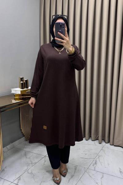 Filiz Tunik Kahve Kahverengi