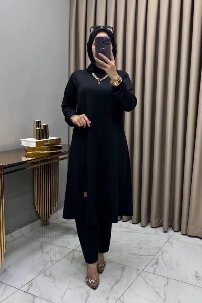 Filiz Tunik Siyah Siyah