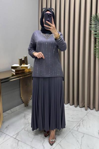 Funda Takım Füme Füme