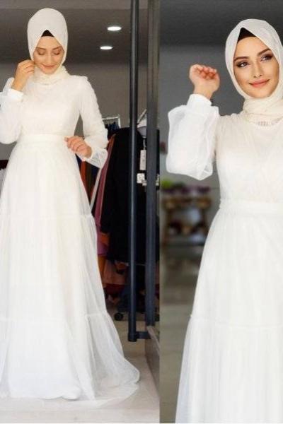 Gelin Abiye Elbise Beyaz