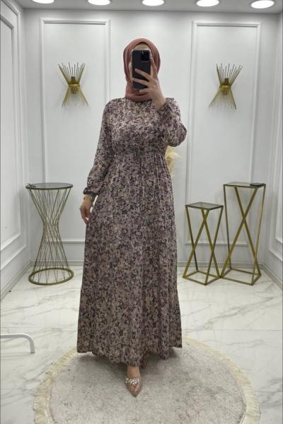 Gelincik Elbise Gül Gül