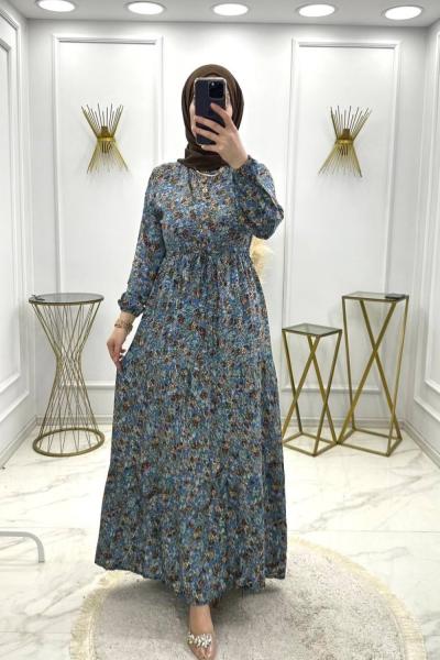 Gelincik Elbise İndigo İndigo