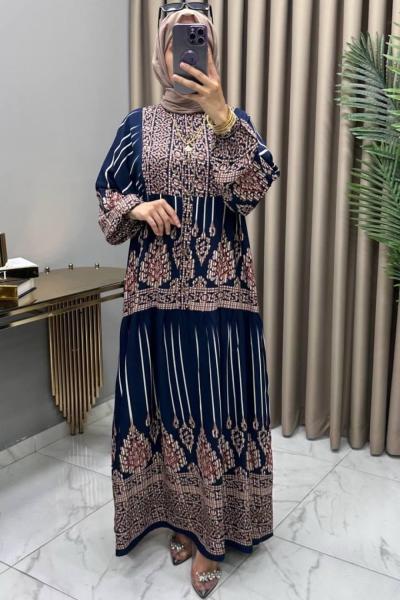 Göksel Elbise Lacivert  Lacivert