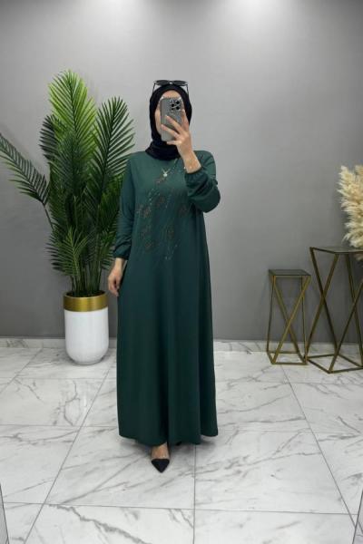 Göksu Elbise Zümrüt Zümrüt