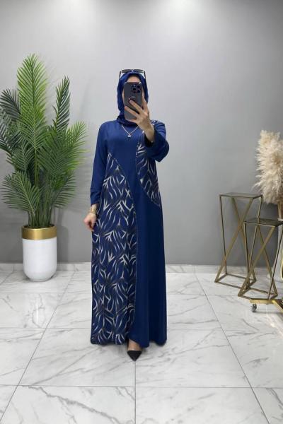 Gözde Elbise İndigo İndigo