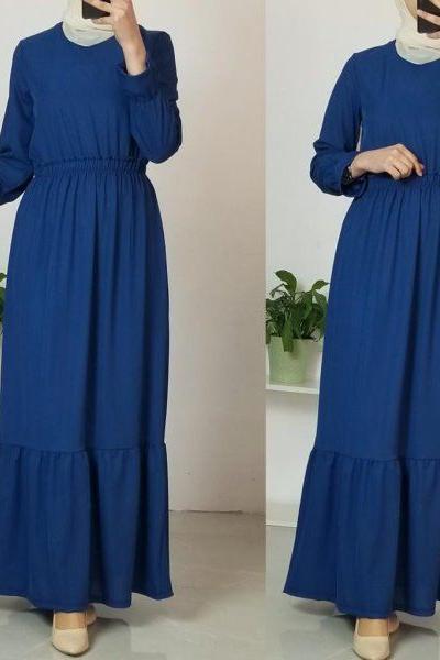 gül elbise indigo İndigo