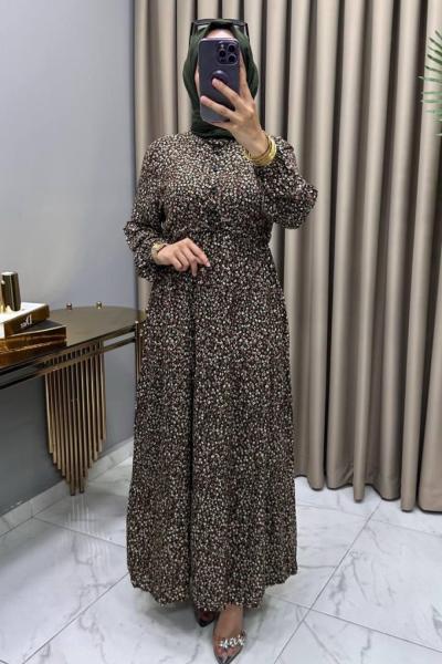 Gülay Elbise Haki Haki