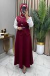 Gülce Takım Bordo Bordo