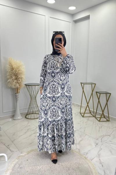 Gülçin Elbise Beyaz  Beyaz