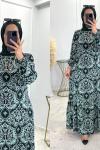 Gülçin Elbise Mint Mint Yeşili