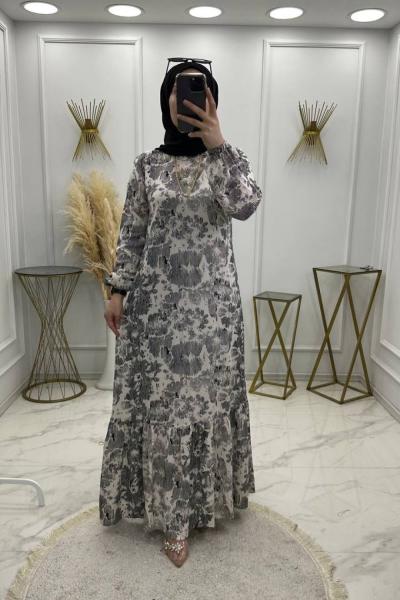 Güliz Elbise Beyaz Beyaz