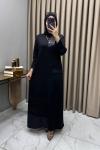 Gülşen Abiye Elbise Siyah Siyah