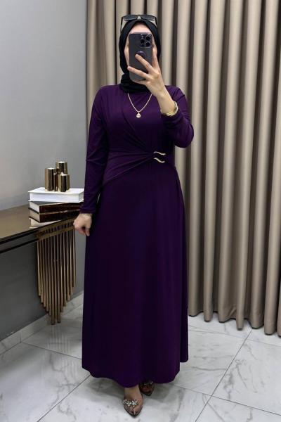 Hadise Elbise Bordo Bordo