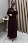 Hadise Elbise Kahve Kahverengi