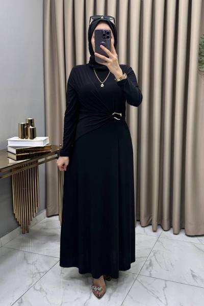 Hadise Elbise Siyah Siyah