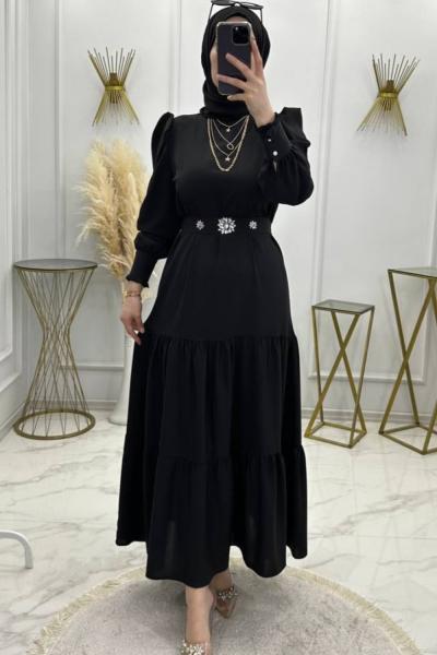 Harika Elbise Siyah  Siyah