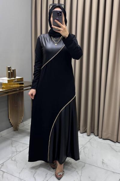 Hatun Elbise Siyah Siyah