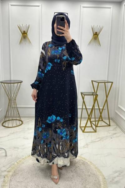 Havin Elbise Lacivert Lacivert