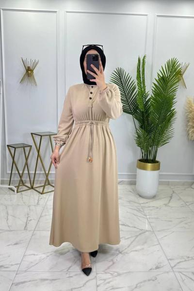 Havva Elbise Taş Taş Rengi