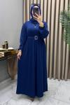 Hilal Elbise İndigo Mavi