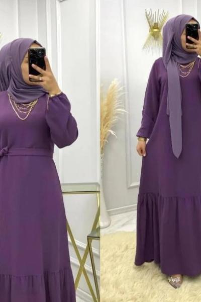 Hülya Elbise Leylak