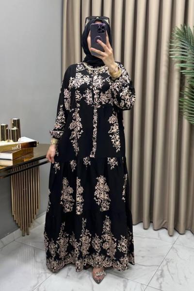 Hürrem Elbise Siyah  Siyah