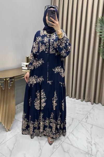 Hürrem Elbise Lacivert  Lacivert