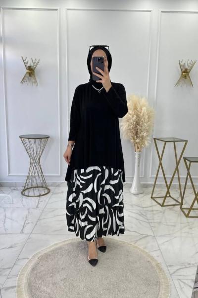 İrem Takım Siyah Siyah